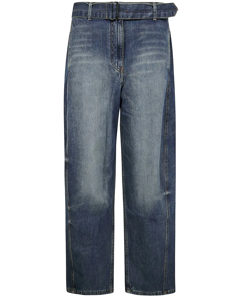 Magda Butrym Jeans High Waist Wide Leg Blue