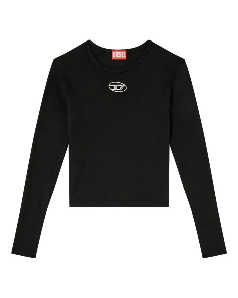 Diesel Uncutie Long Sleeves T-Shirt Black