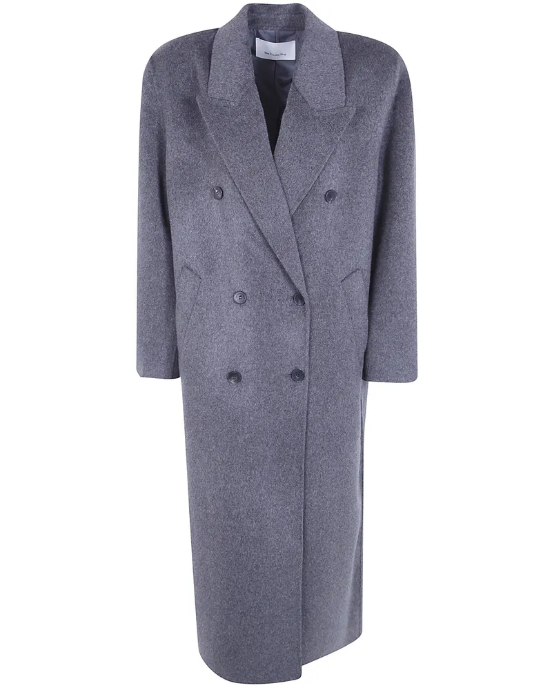 FRANKIE Shop Coat Double Breasted "Gaia Gray