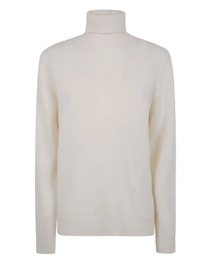 Nuur Long Sleeves Turtle Neck Sweater White
