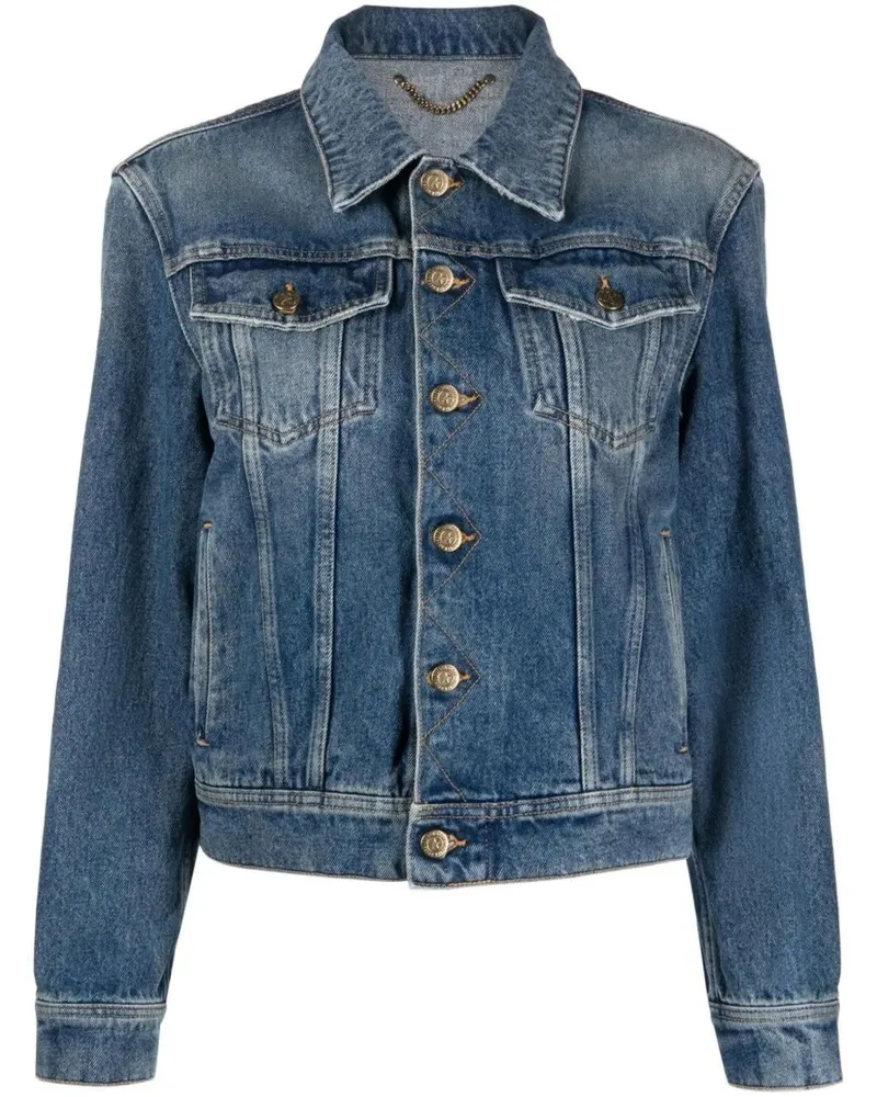 Golden Goose Golden W`S Regular Jacket Medium Stone Washed Denim Blue