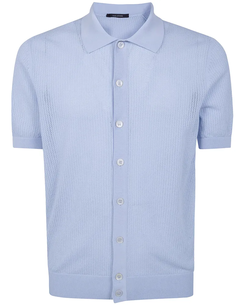 Tagliatore Short Sleeves Shirt Blue