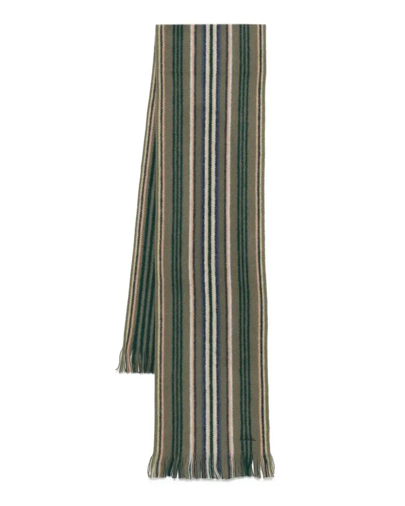 Paul Smith Men Scarf Db Side Strp Brown