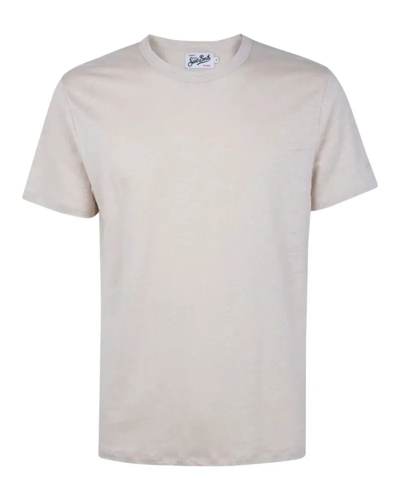 MC2 Saint Barth Linen Roundneck Sweater Beige