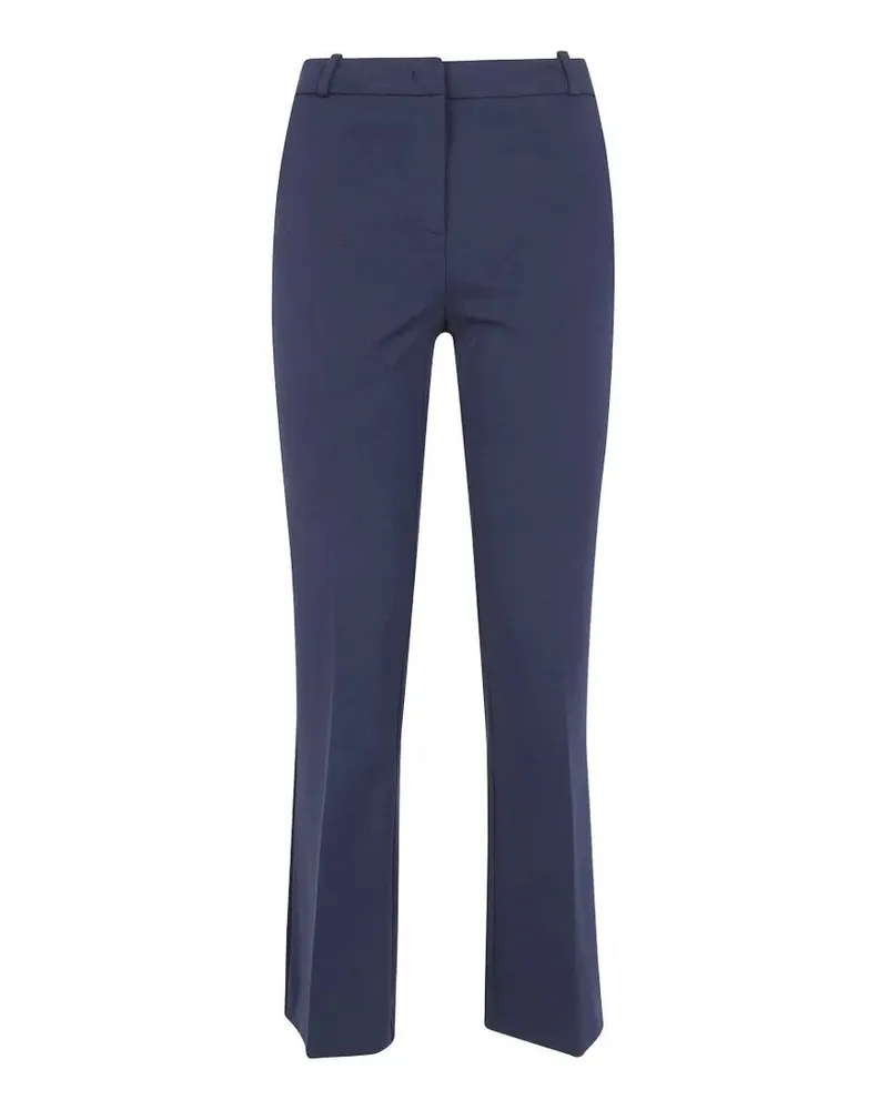 KILTIE Florette Milano Stitch Light Flare Trousers Blue