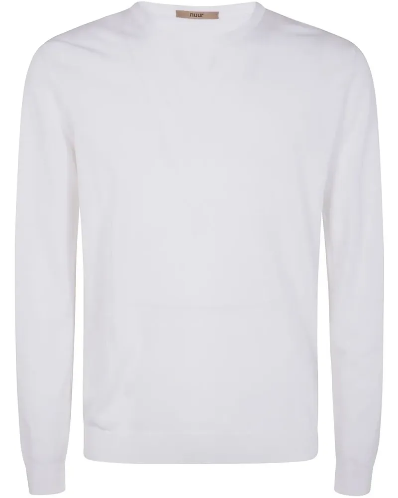 Nuur Long Sleeves Round Neck White