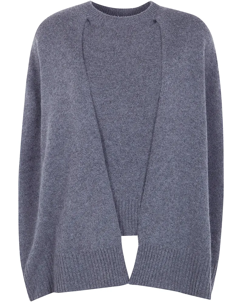 Totême Crew Cape Knit Gray