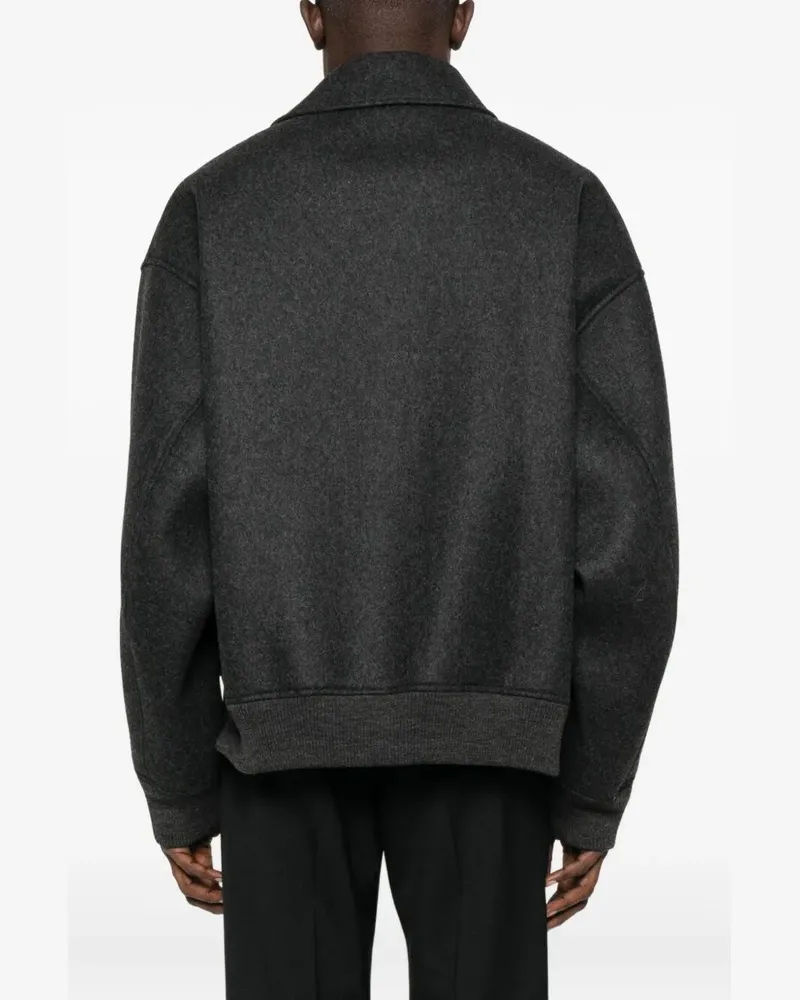 kolor Blouson 10" Shirt Jacket Gray