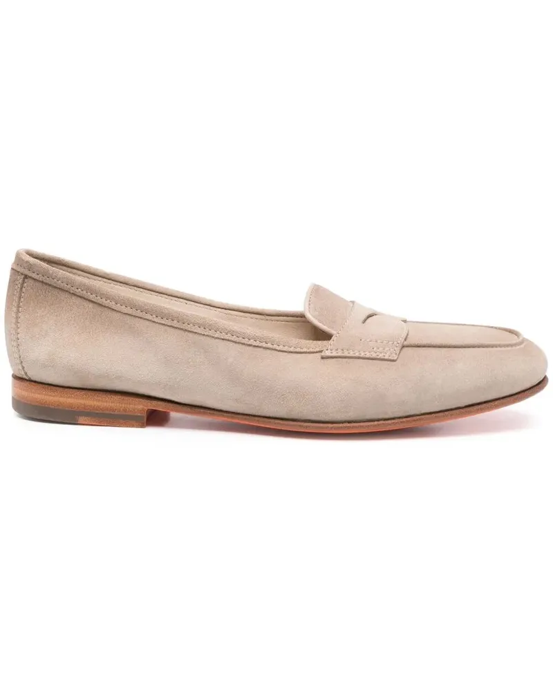 Santoni Carla" Loafer Beige