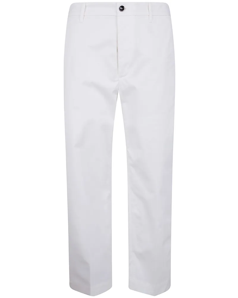 nine:inthe:morning Apollon Straight Trousers White