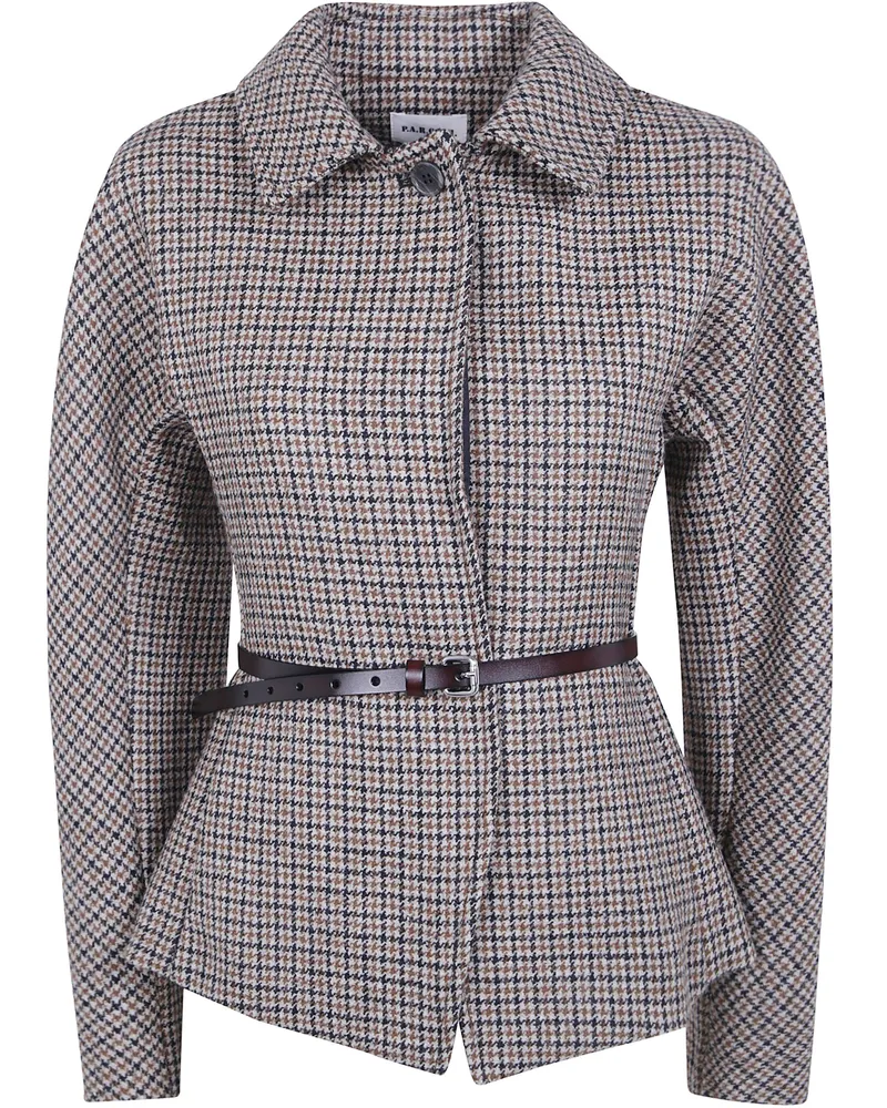 P.A.R.O.S.H. P. A.R. O H. Wool Jacket Laurie Beige