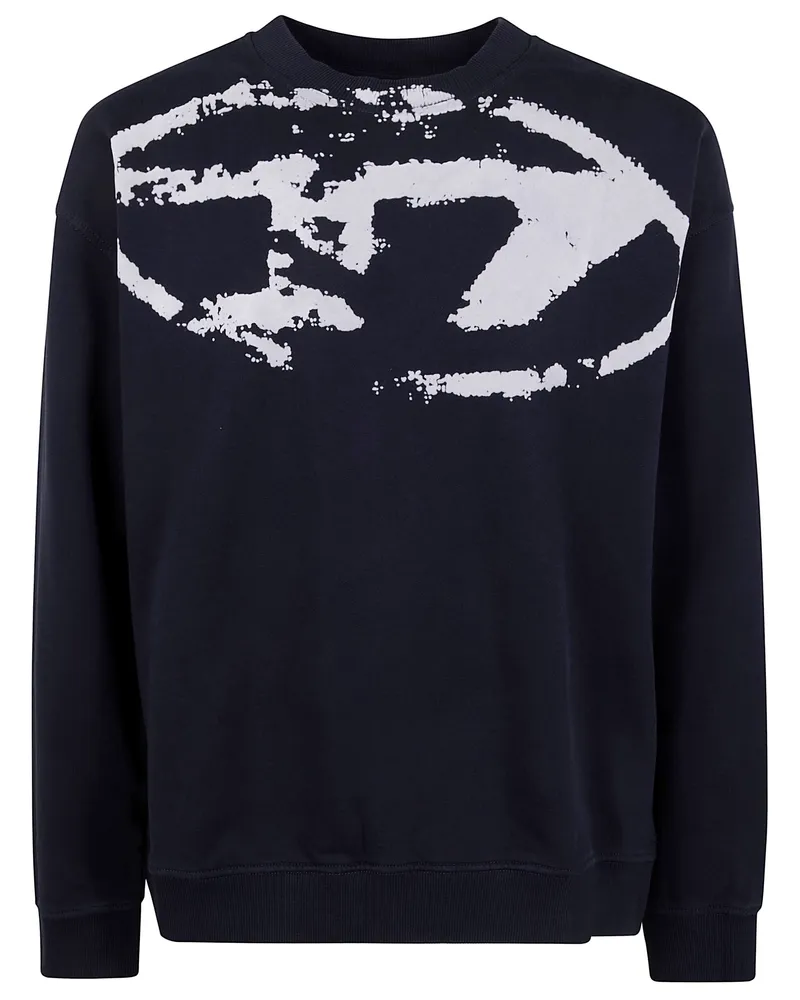 Diesel S-Boxt-N5" Round Neck Sweatshirt Black