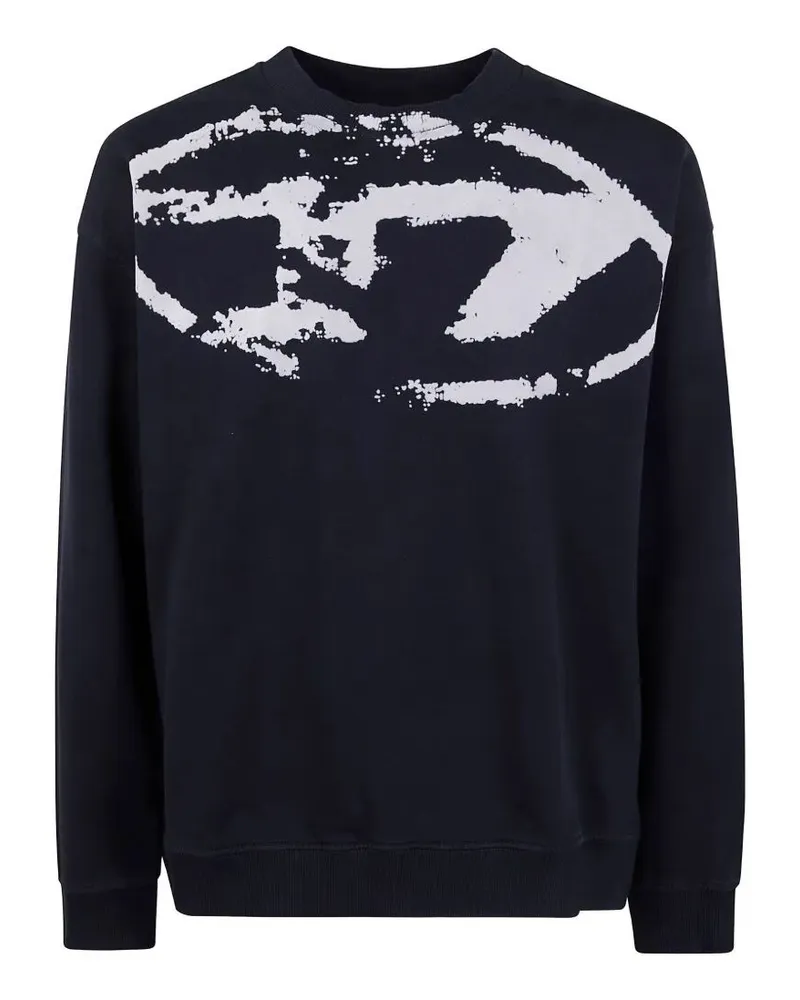 Diesel S-Boxt-N5" Round Neck Sweatshirt Black