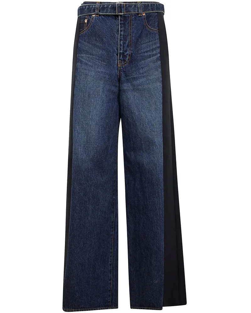 Sacai Denim X Suiting Pants Blue