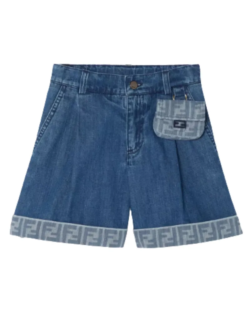 Fendi Short Denim Blue