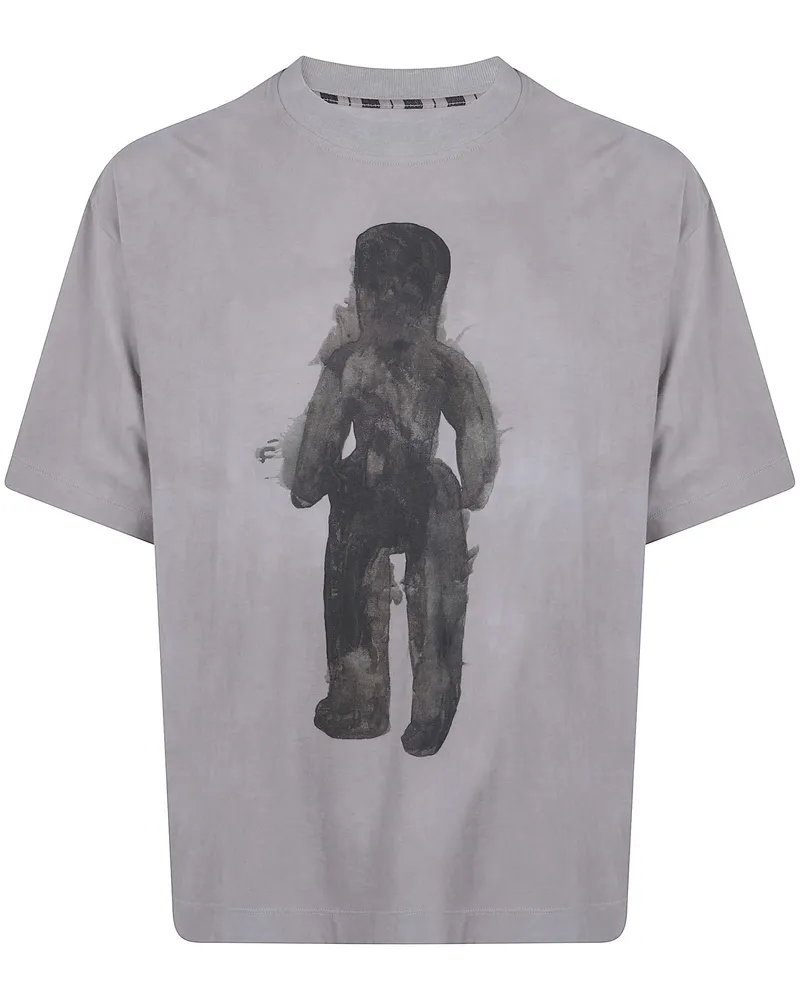 Ziggy Chen T-Shirt Printed "0M2620203 54 Grey Gray