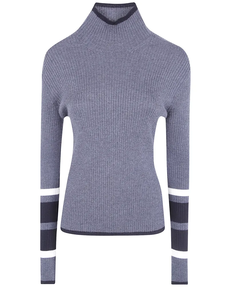 Mantù Sweater Striped Sleeve "Ag0001.G30 091 Black Black