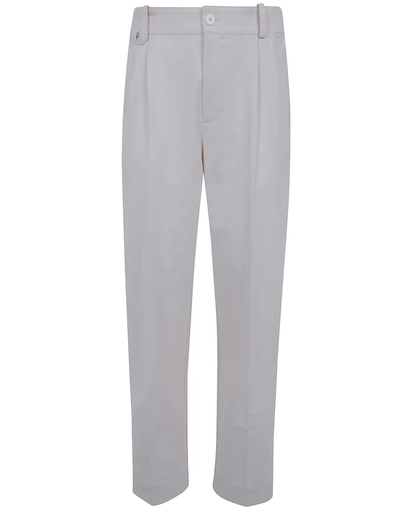 Jacquemus Trousers Off-White "Le Pantalon Croisiere White