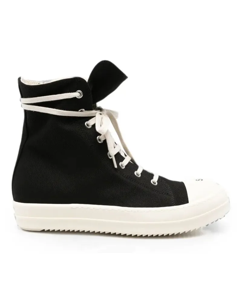 DRKSHDW by Rick Owens Trainers Black Denim Sneakers Black