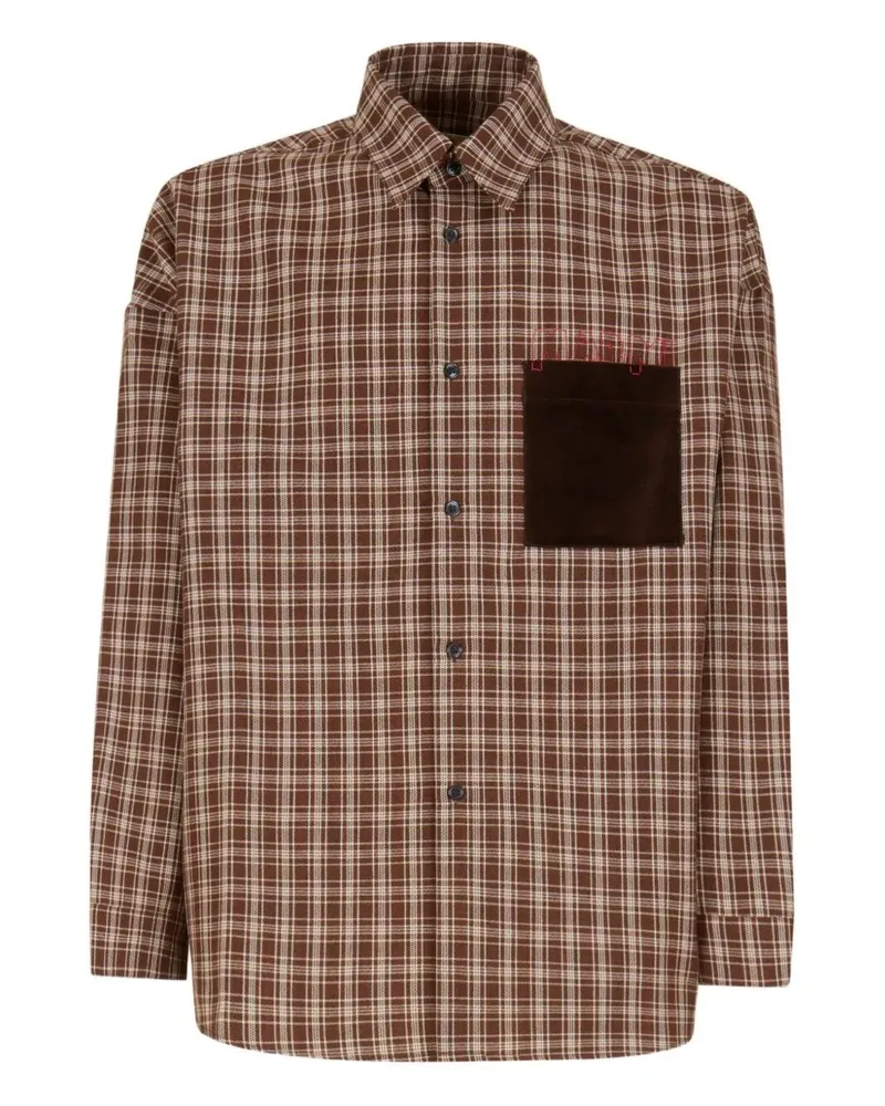 Marni Long Sleeves Shirt Brown