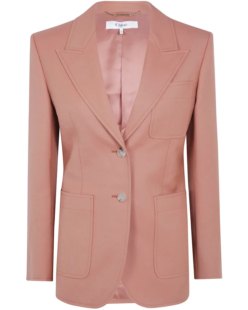 Chloé Jacket Long Blazer "Tannish Red Red