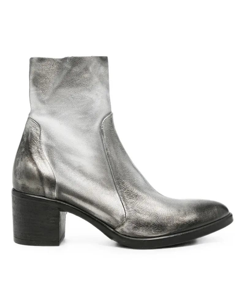 Strategia / JFK Boots Metallic "Wash Bitter Iron Metallic