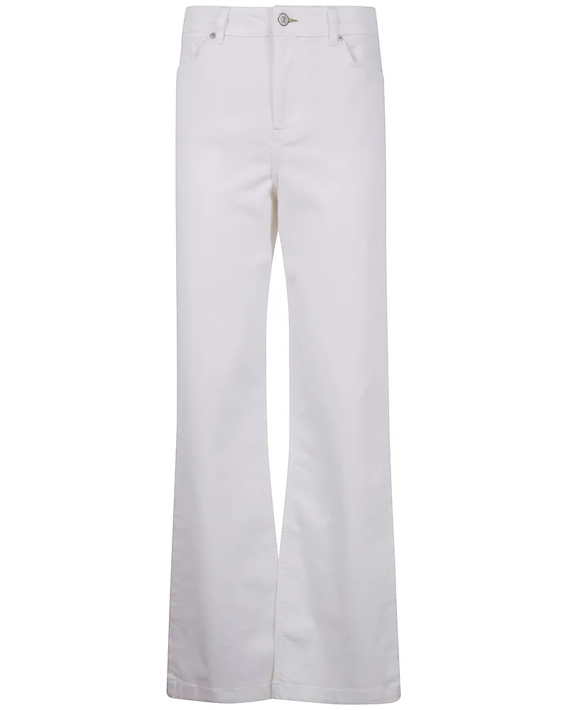 Paul Smith Womens Wide Leg Jeans White