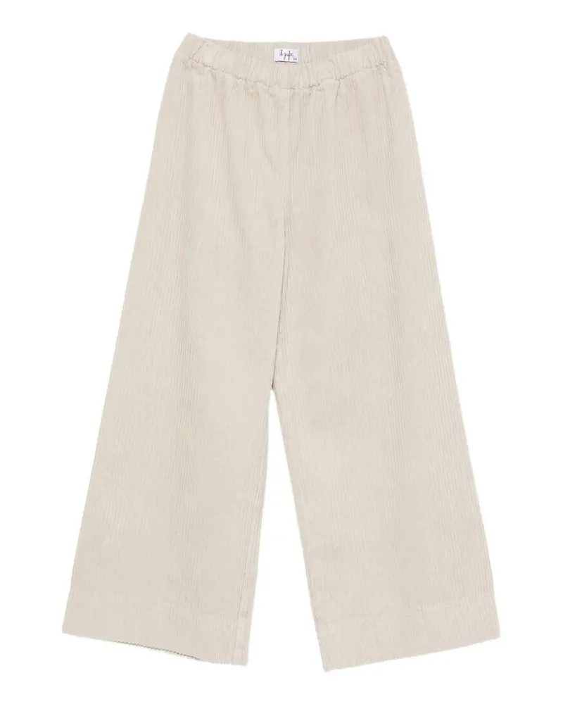 Il Gufo Wide-Leg Trousers Gray