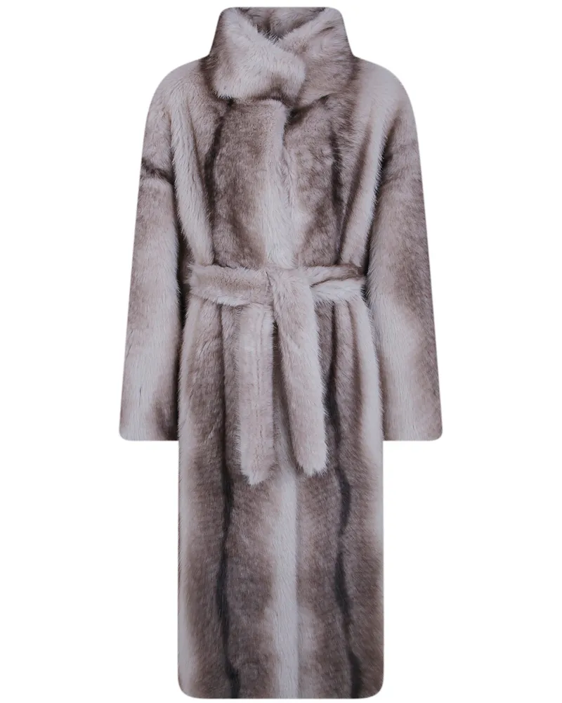 FRANKIE Shop Coat Faux Fur "Ravello Gray