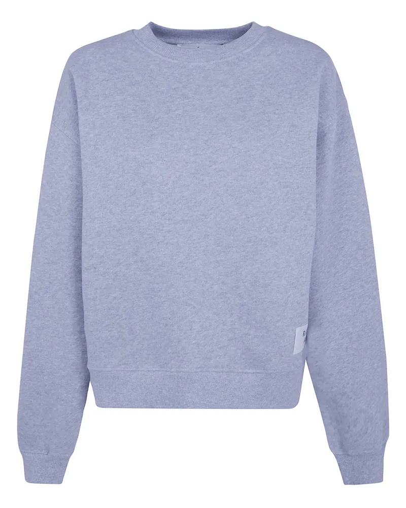 Róhe Sweatshirt Organic Cotton "Mid Grey Melange Gray