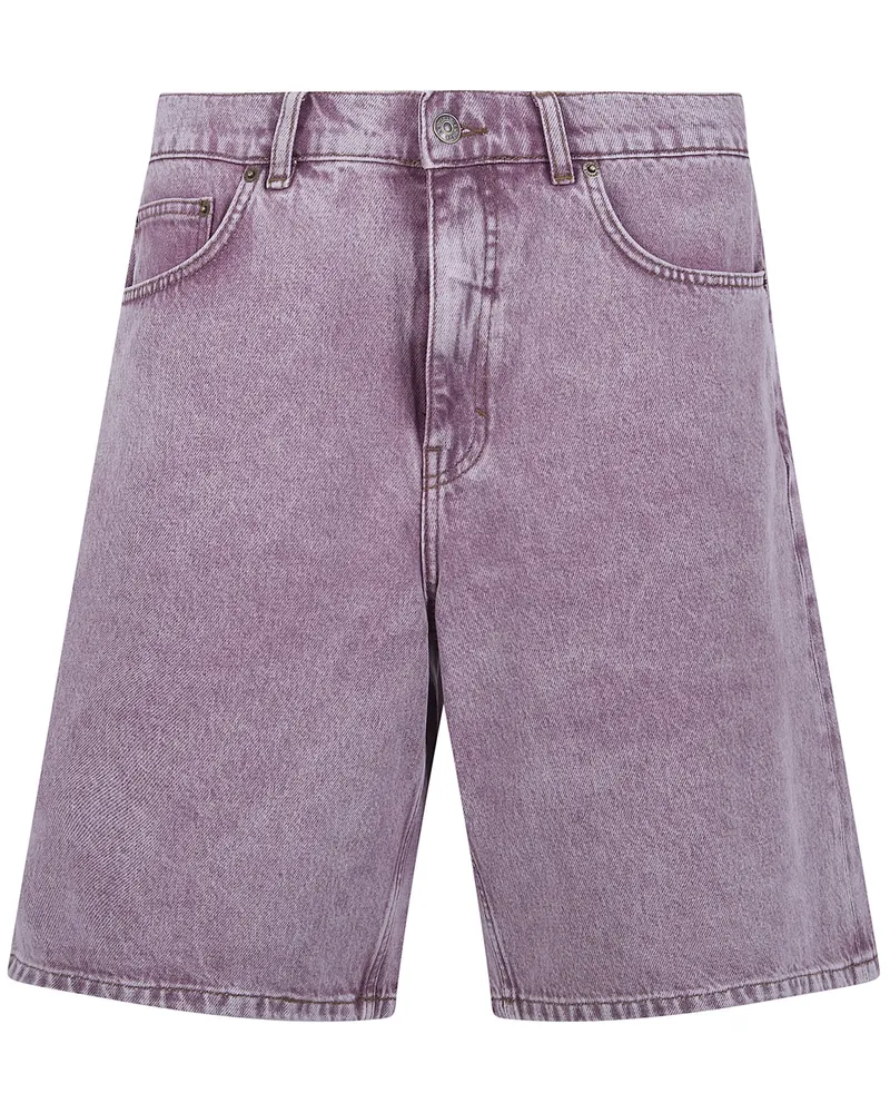 LES DEUX Ryder" Light Pink Denim Shorts Pink
