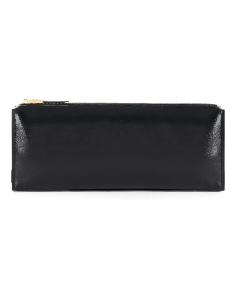 Elisabetta Franchi Handbag Pouch "Black Zip Black