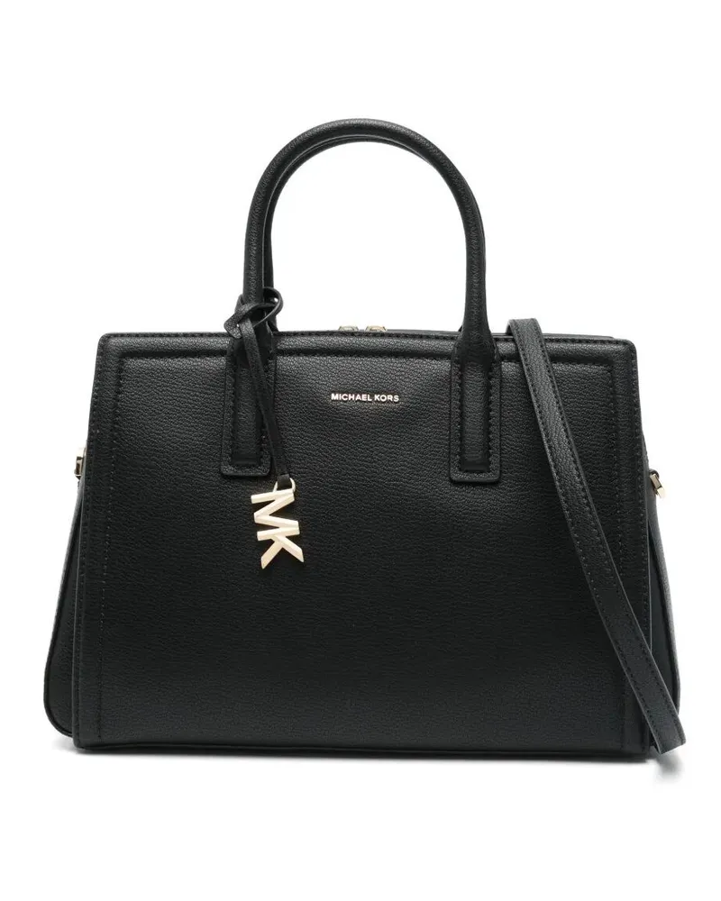 Michael Kors Laila Sactchel Medium Satchel Bag Black
