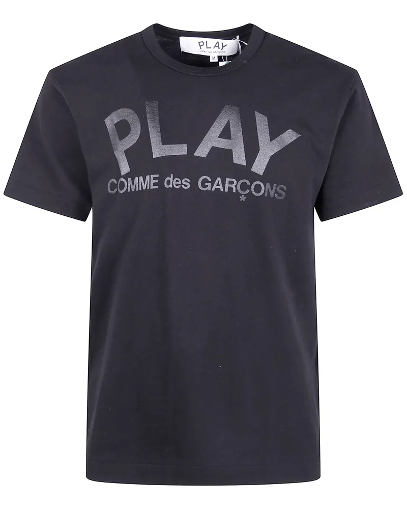 Comme des Garçons Logo Print' T-Shirt Black