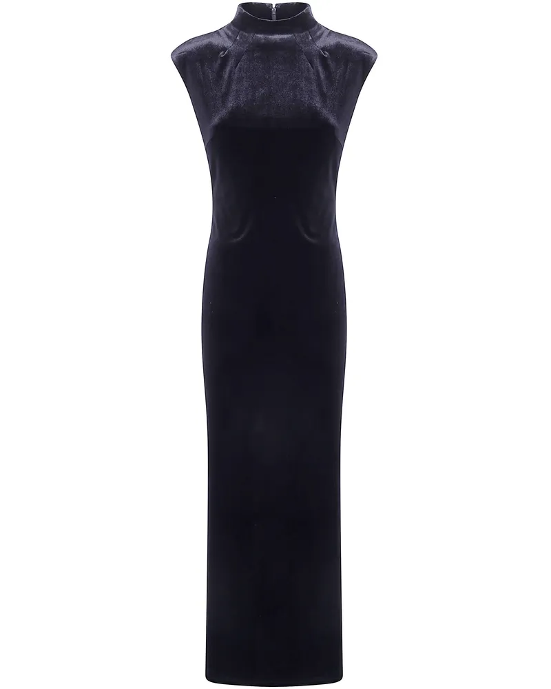 Ralph Lauren Dress Knit Gown "Knit Gown Dress Black