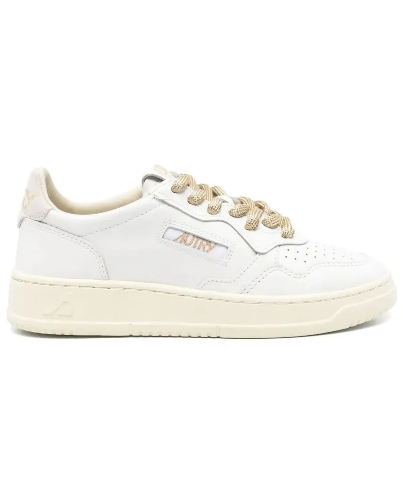 AUTRY Trainers Leather White "Medalist" Low Woman Sneakers White