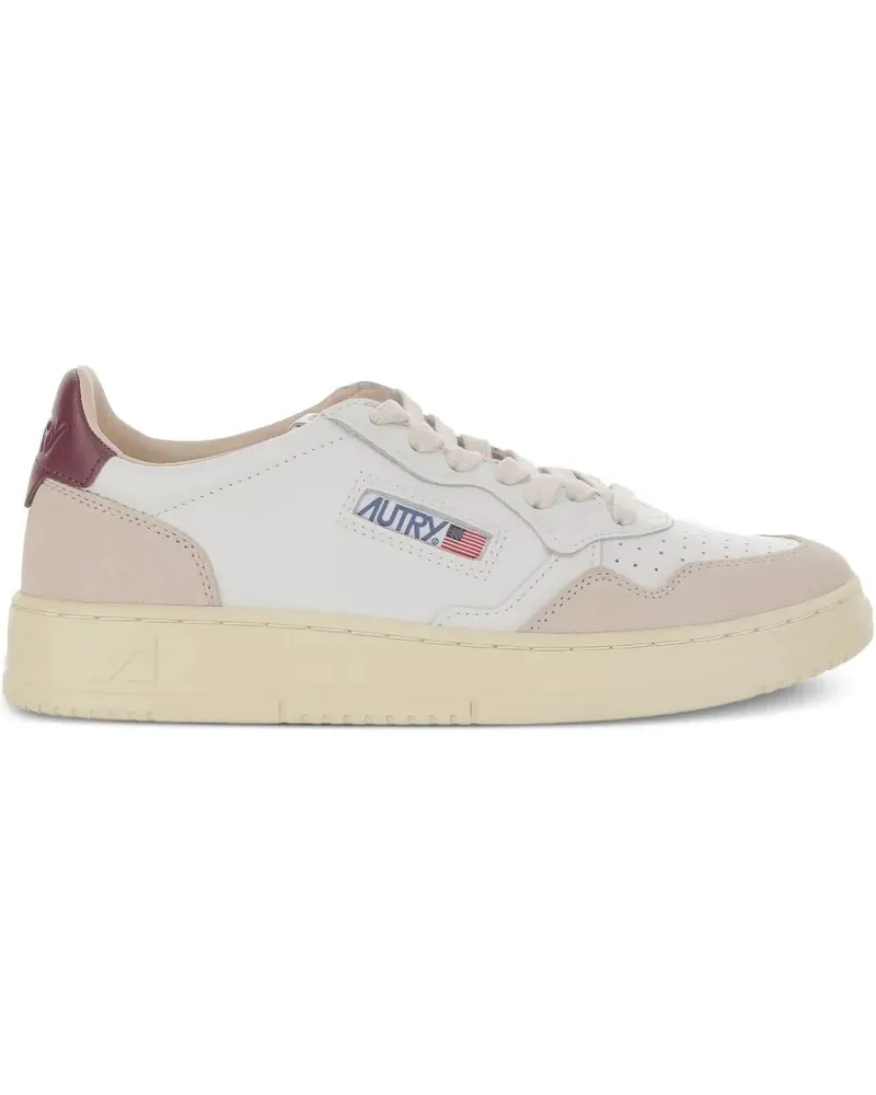 AUTRY Medalist Low' Suede Sneakers White