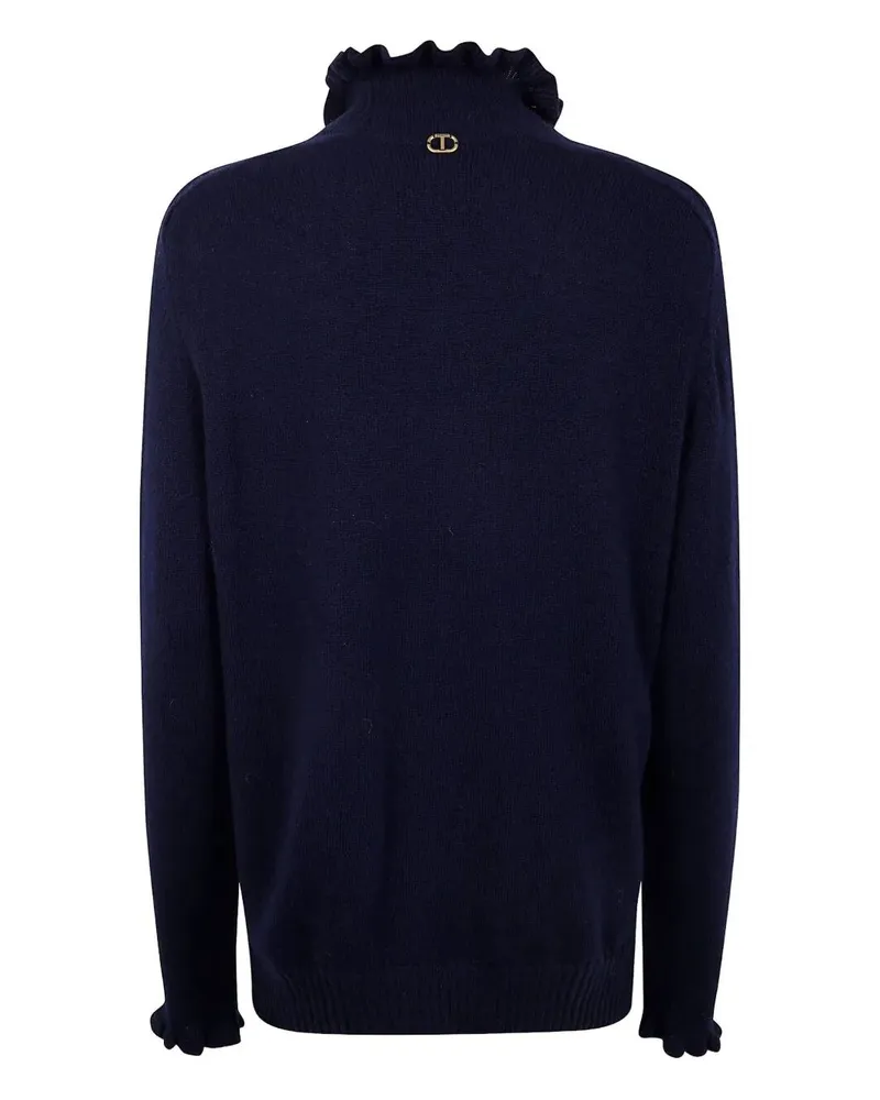 Twin-Set Turtle Neck Sweater Blue
