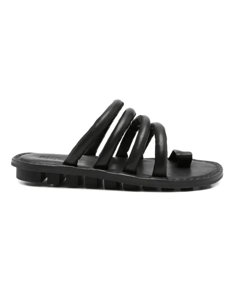 TRIPPEN Threads" Flat Sandals Black
