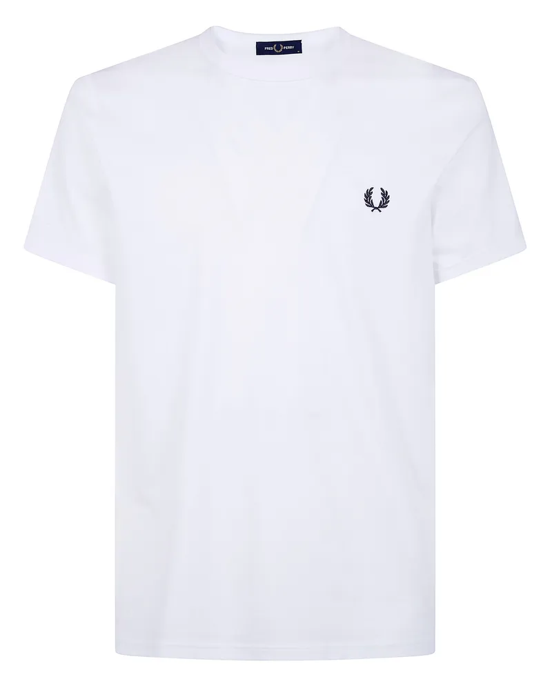 Fred Perry Fred Perry" Ringer T-Shirt White