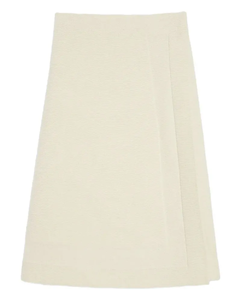 Jil Sander Padded Details" Skirt Beige