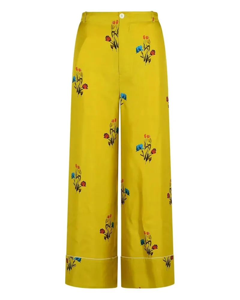 Marni Trousers Yellow