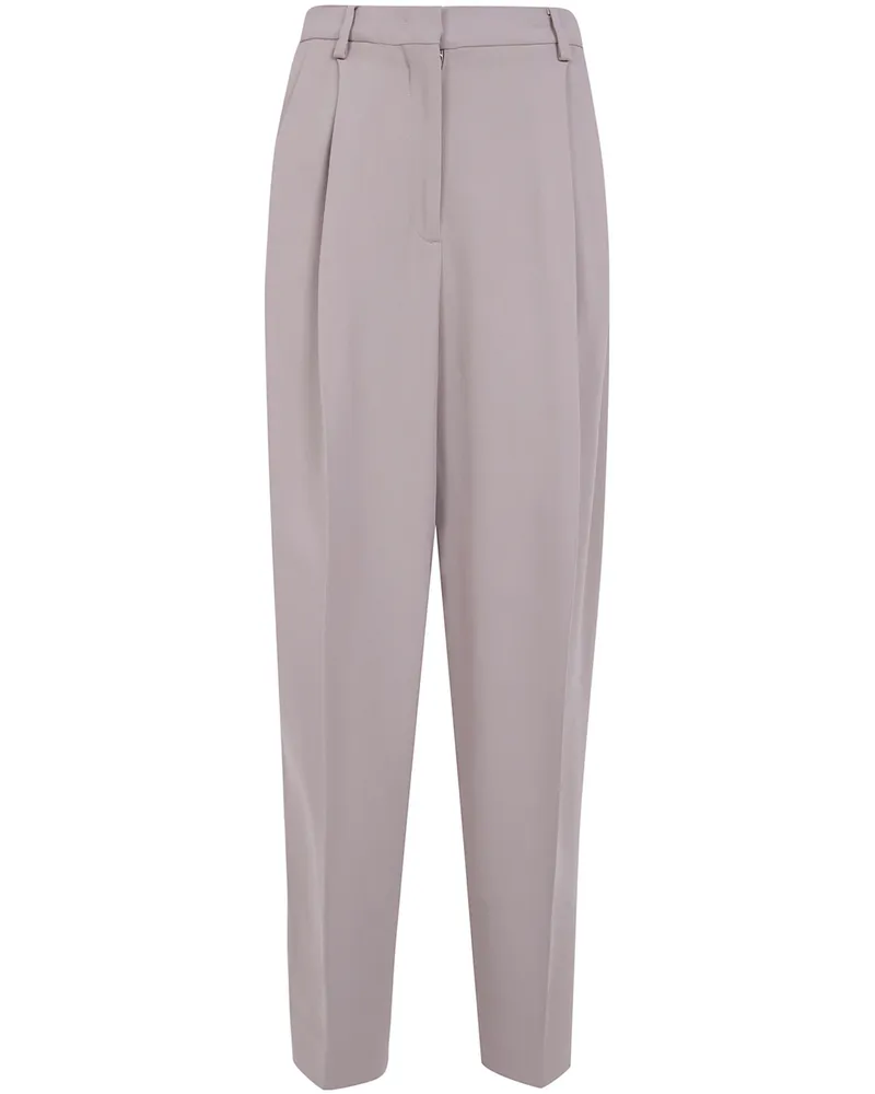 Fabiana Filippi Pants Pleated Carrot Fit Trousers Beige