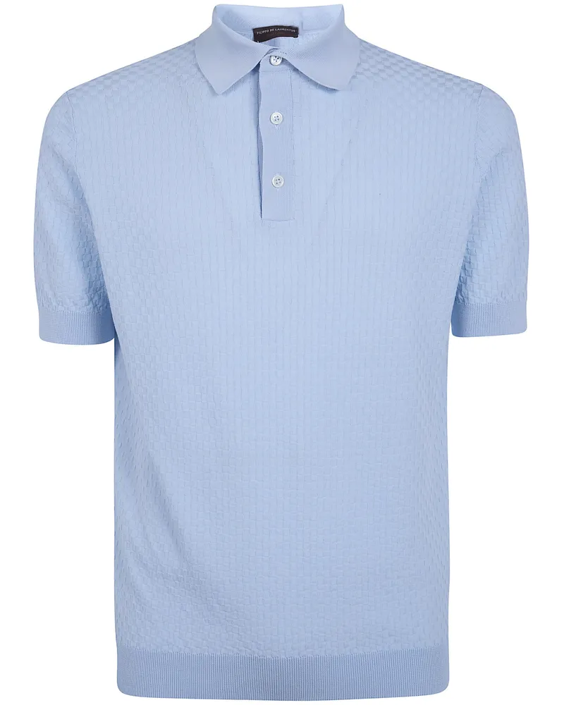 Filippo de Laurentiis Short Sleeves Polo Shirt Gray