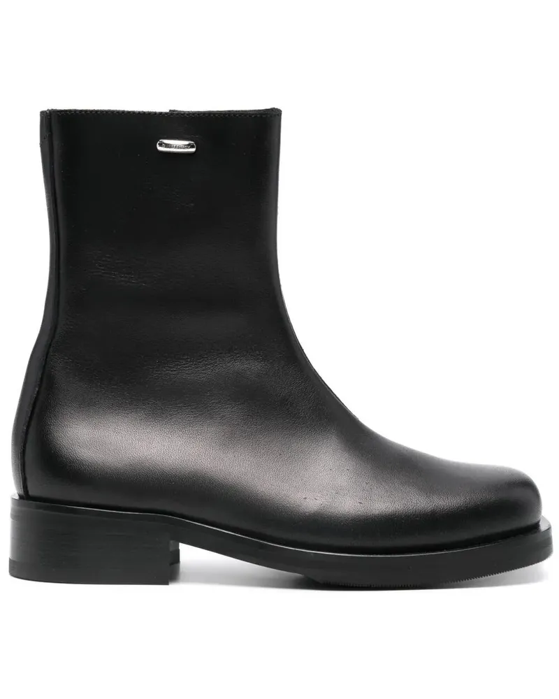 Our Legacy Boots Leather Black "Camion Black