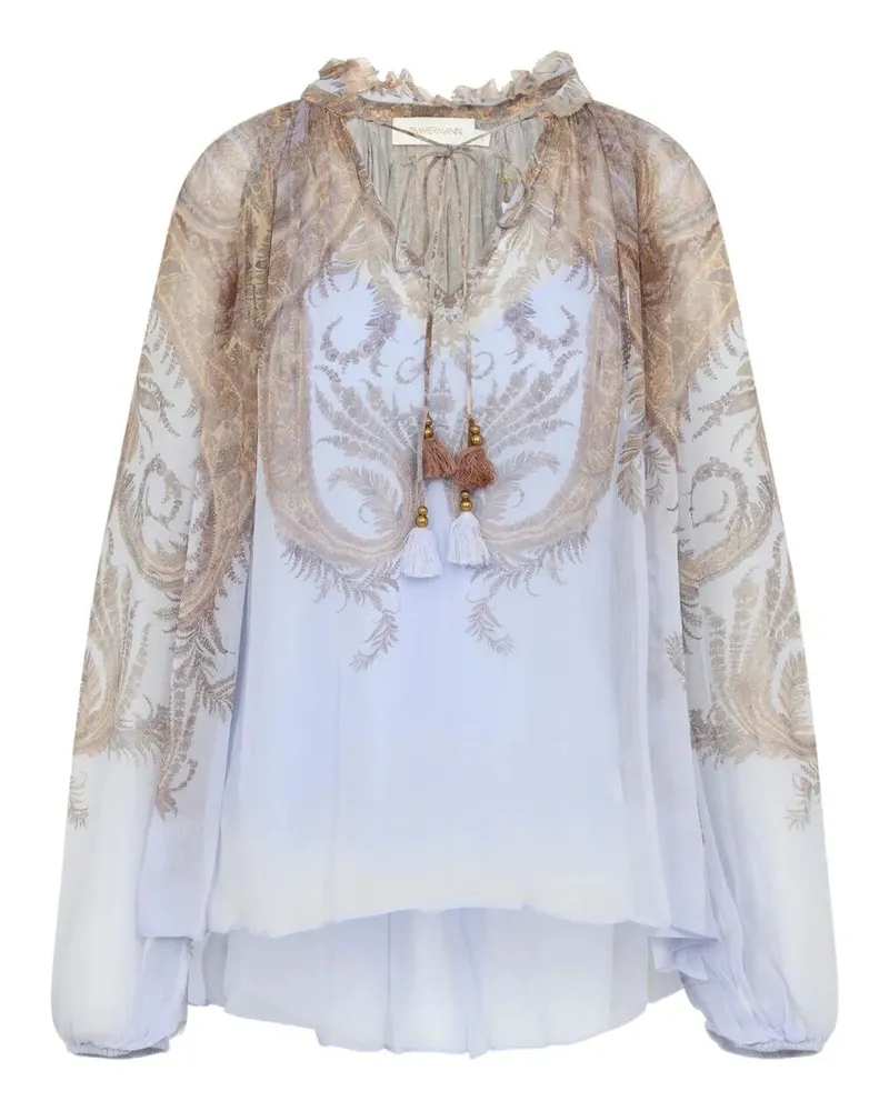 Zimmermann Hypnotic" Billow Blouse Pink