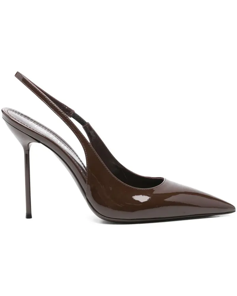 Paris Texas Decollete Patent Leather "Lidia Brown
