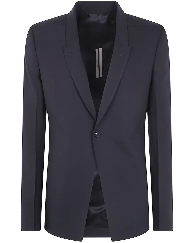 Rick Owens Jacket Wool Black "Soft Soft Black