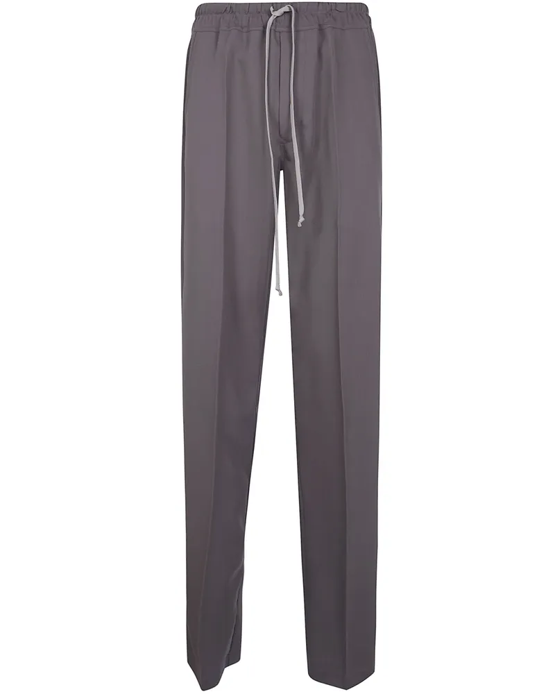 Rick Owens Dietrich Drawstring" Trousers Gray