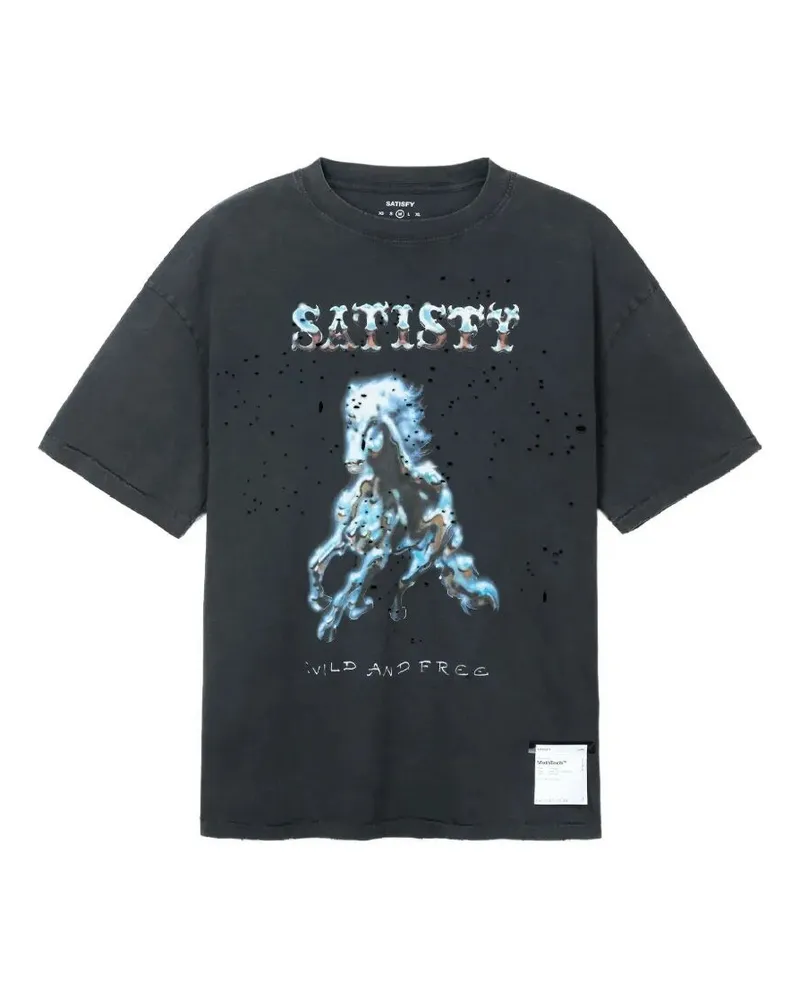 Satisfy Mothtech T-Shirt Black